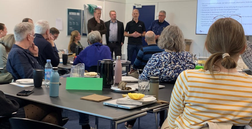 medarbejdere i Planafdelingen og Byg- og Miljøafdelingen