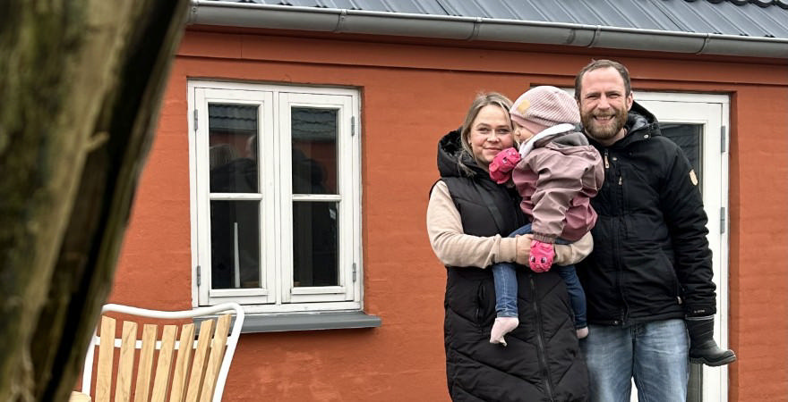 Familien Böttcher er flyttet fra Tyskland til Velling i Ringkøbing-Skjern Kommune