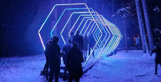 Foto fra Vinterlysfestivalen