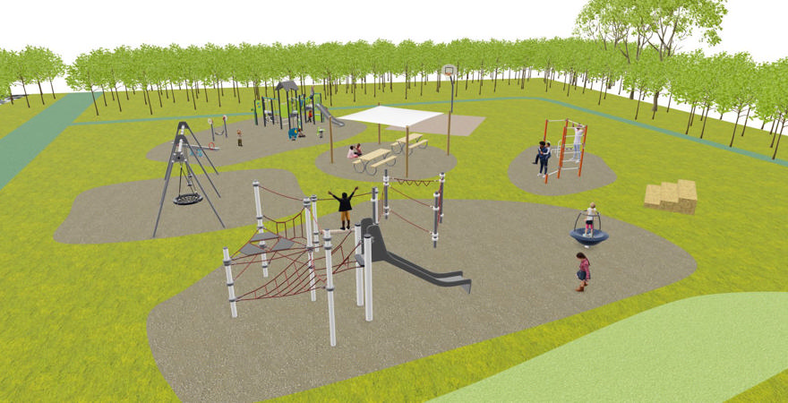 Skitse fra ansøgningen