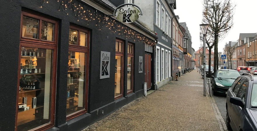 Skjern butiksstrøg.